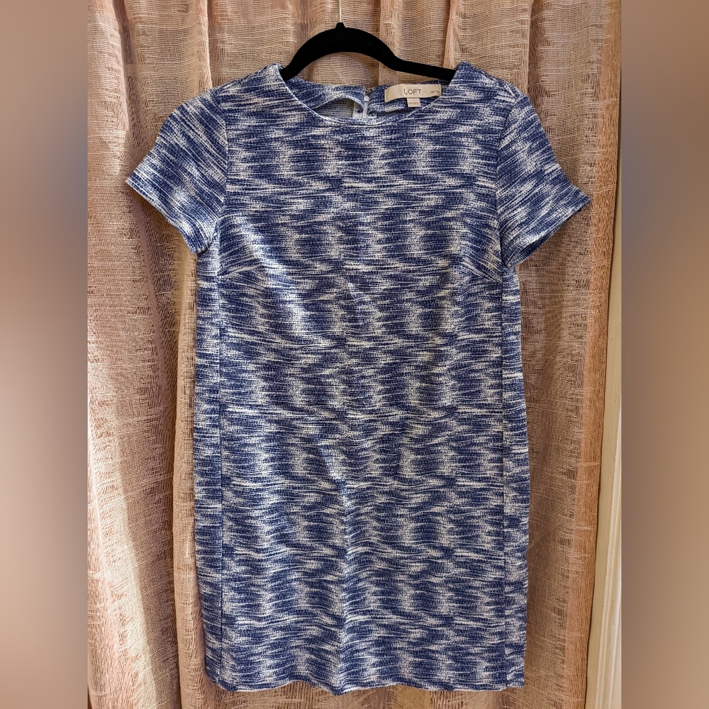 Loft Blue Mini Dress